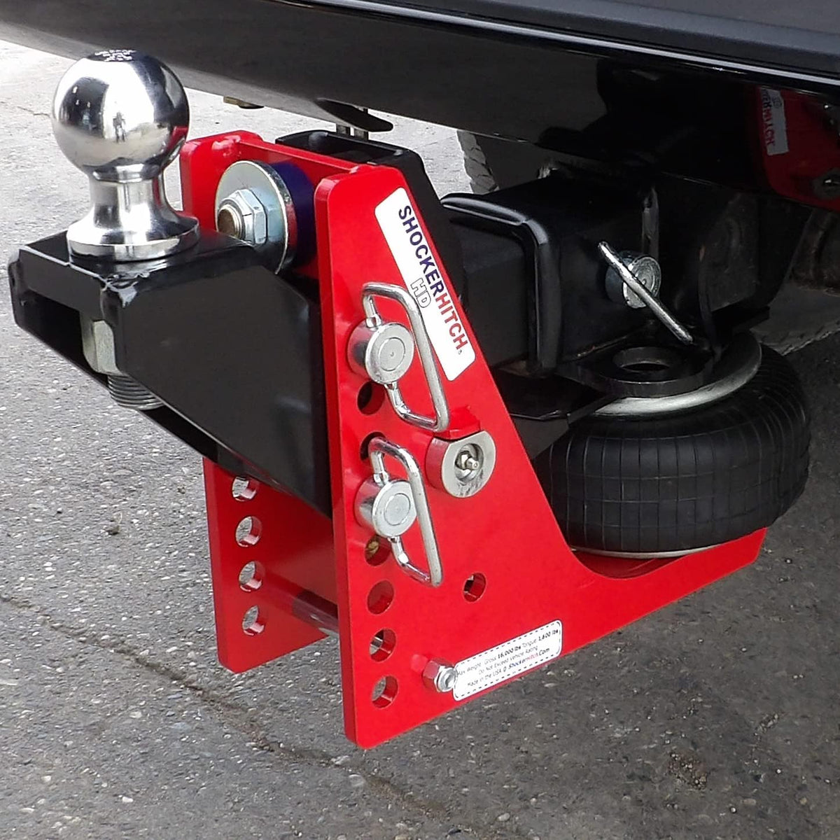 2" Ball Raised Ball Mount Air Receiver Hitch S9795