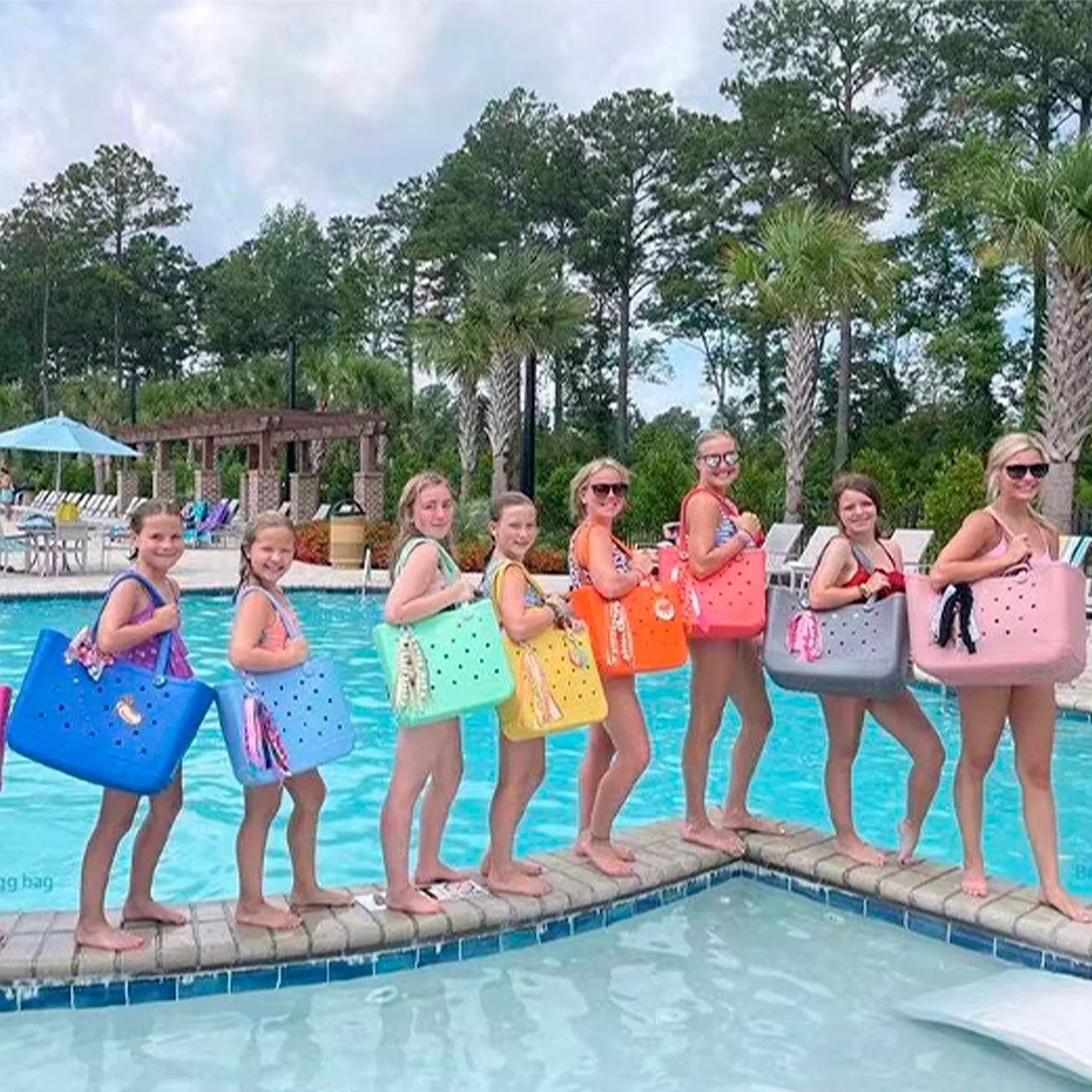 Purple EVA Waterproof Beach Bag I974
