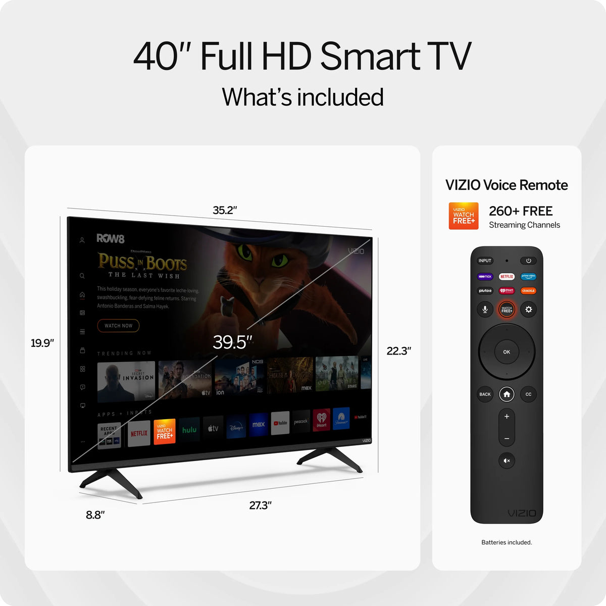40" Class FHD LED Smart TV W643353