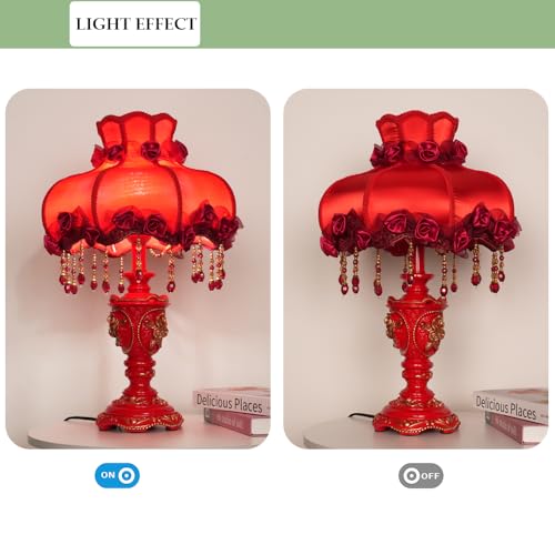 Table Lamp with Fabric Lampshade S9526