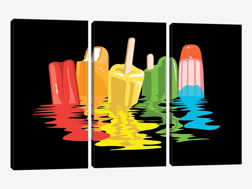 Large 3-Piece Canvas Print Q2061