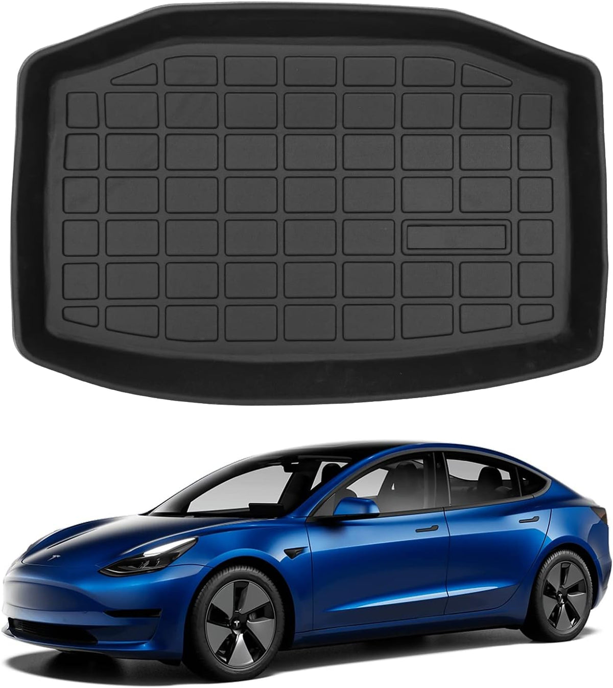 All Weather Front Trunk Cargo Liner Floor Mats Set of 6 H409656
