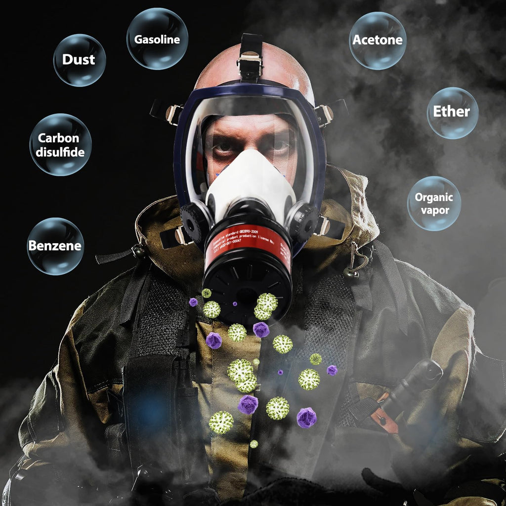 40mm Activated Carbon Filter Tactical Respirator Mask D298208