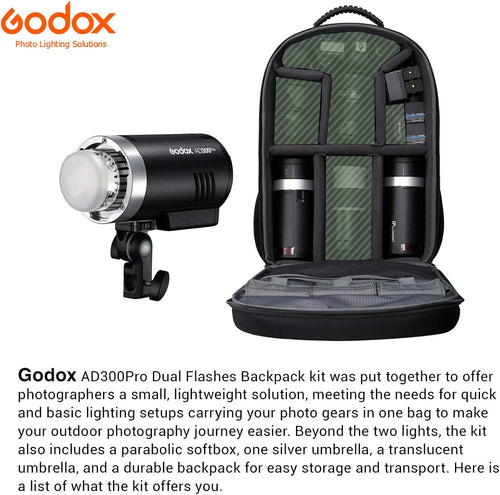 300W 2.4G TTL HSS Photography Lighting Kit C4864