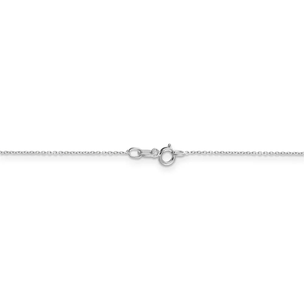 10 Karat White Gold Cable Chain W566724