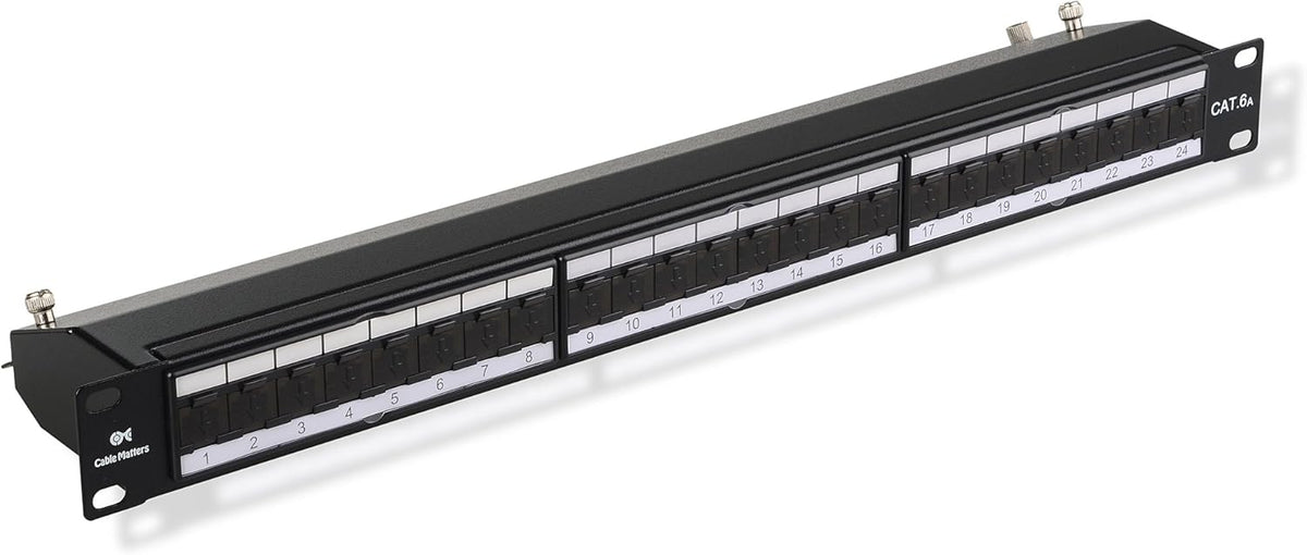24-Port Shielded RJ45 Patch Panel B589658