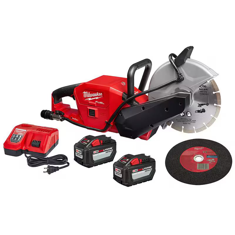 18V Lithium-Ion Brushless Cordless 9 in. Cut Off Saw Kit E9255