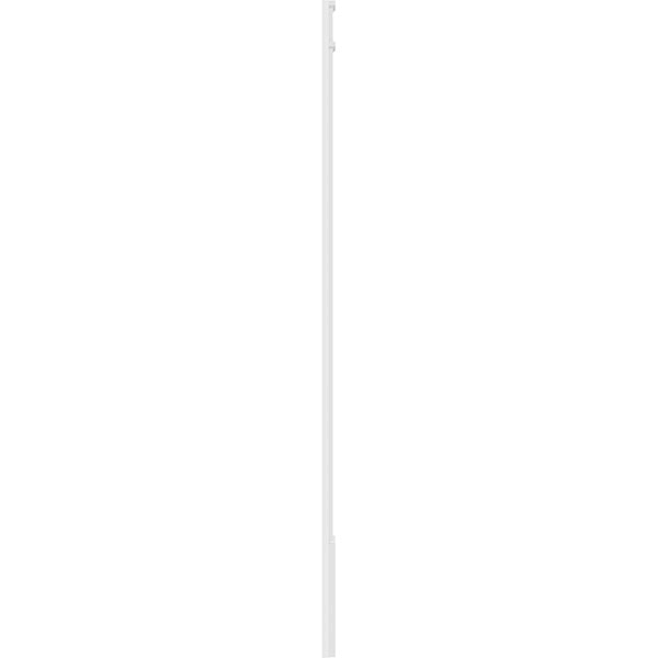 Flat Panel PVC Pilaster with Decorative Capital & Base (Pair) U152