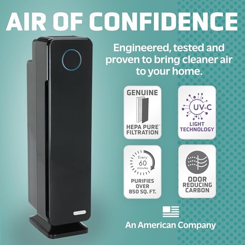 True HEPA Filter Air Purifier with UV Light Sanitizer M888