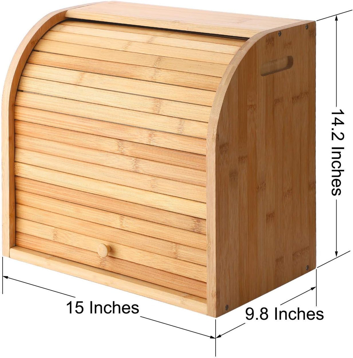 Bamboo 2 Layer Bread Box W71939