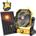 10400mAh Solar Fan with LED Lantern U3081