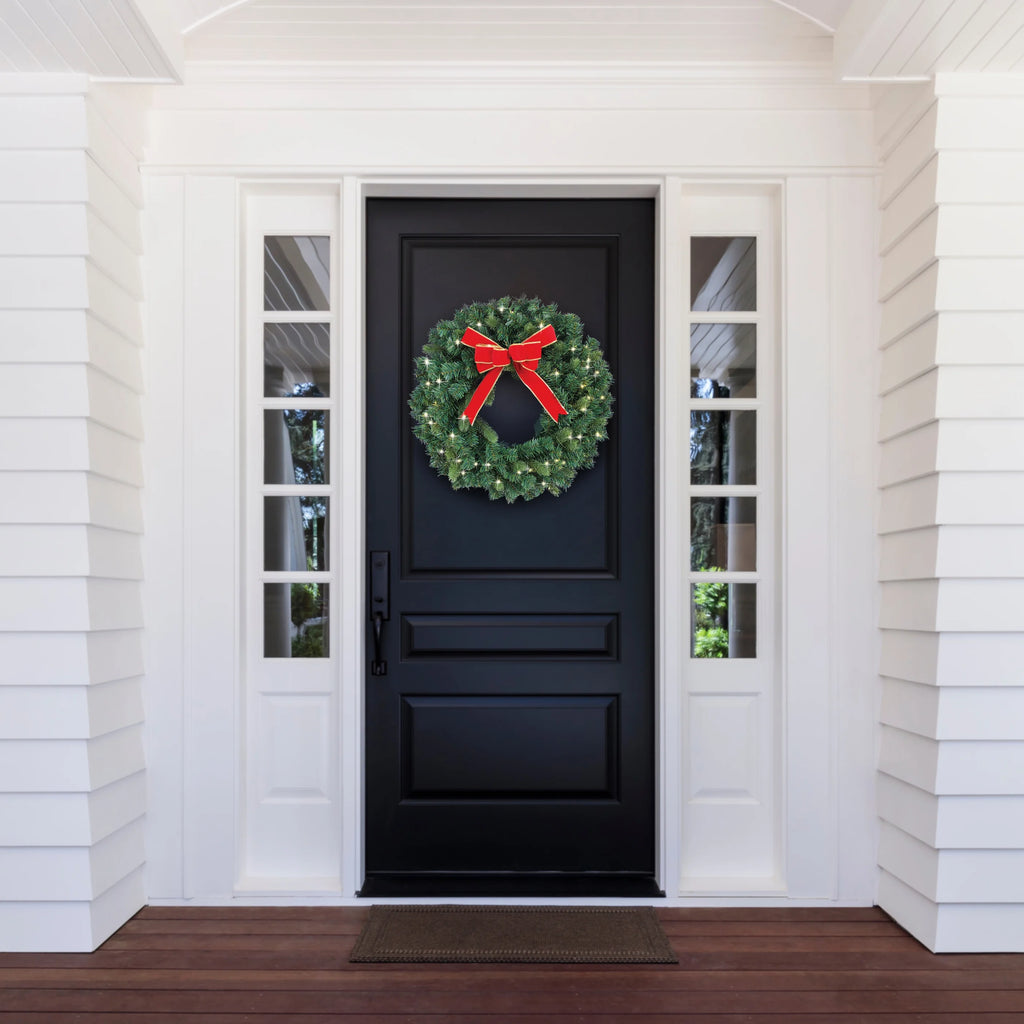 24” Pre-lit Christmas Wreath H108551
