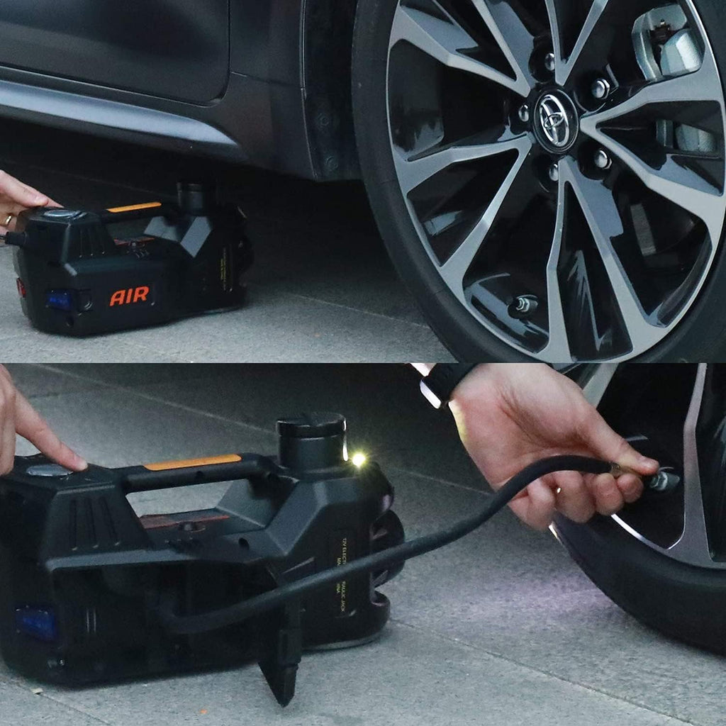 5 Ton 12V Electric Hydraulic Car Jack with LED Light J6599