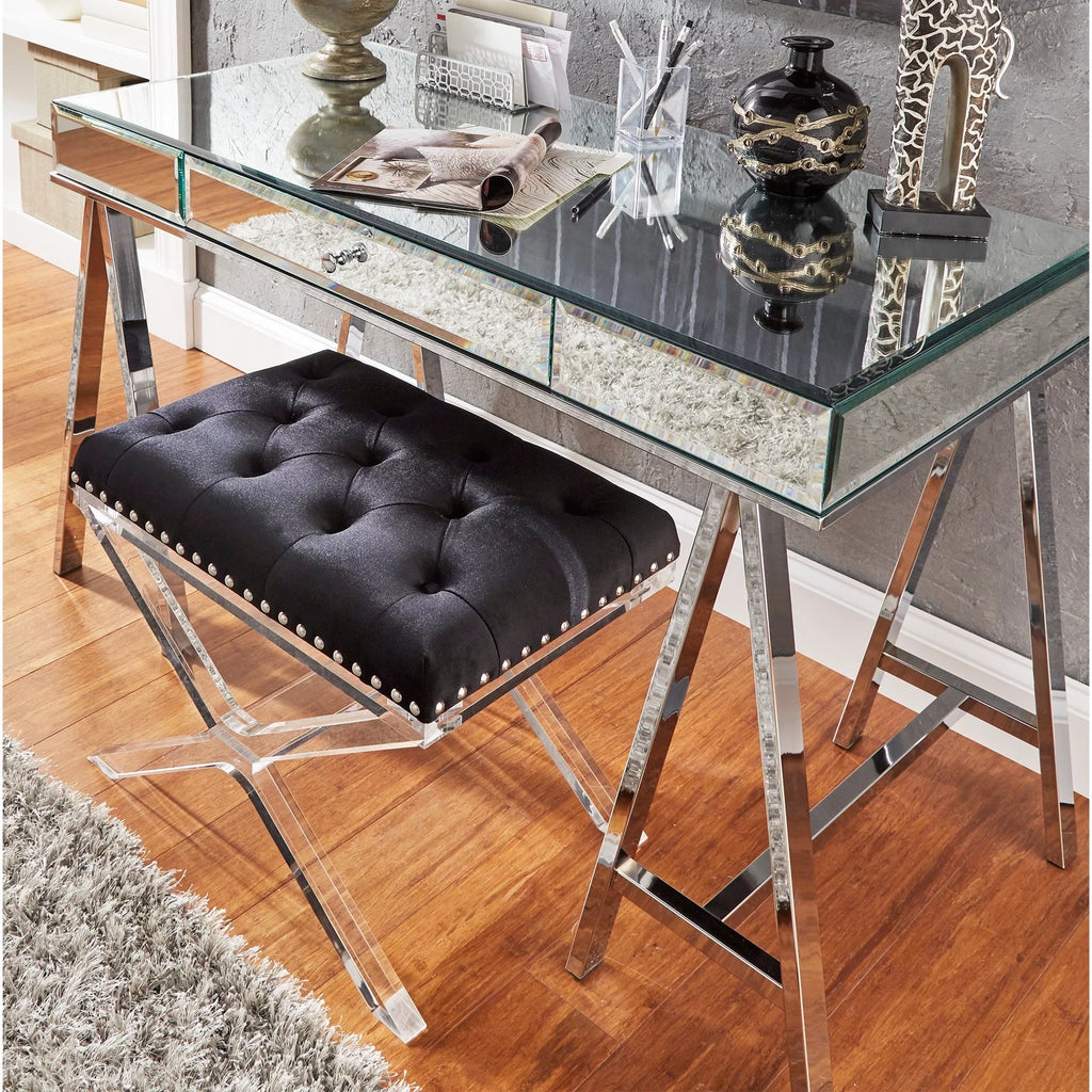 Chrome Mirror Writing Desk O967913