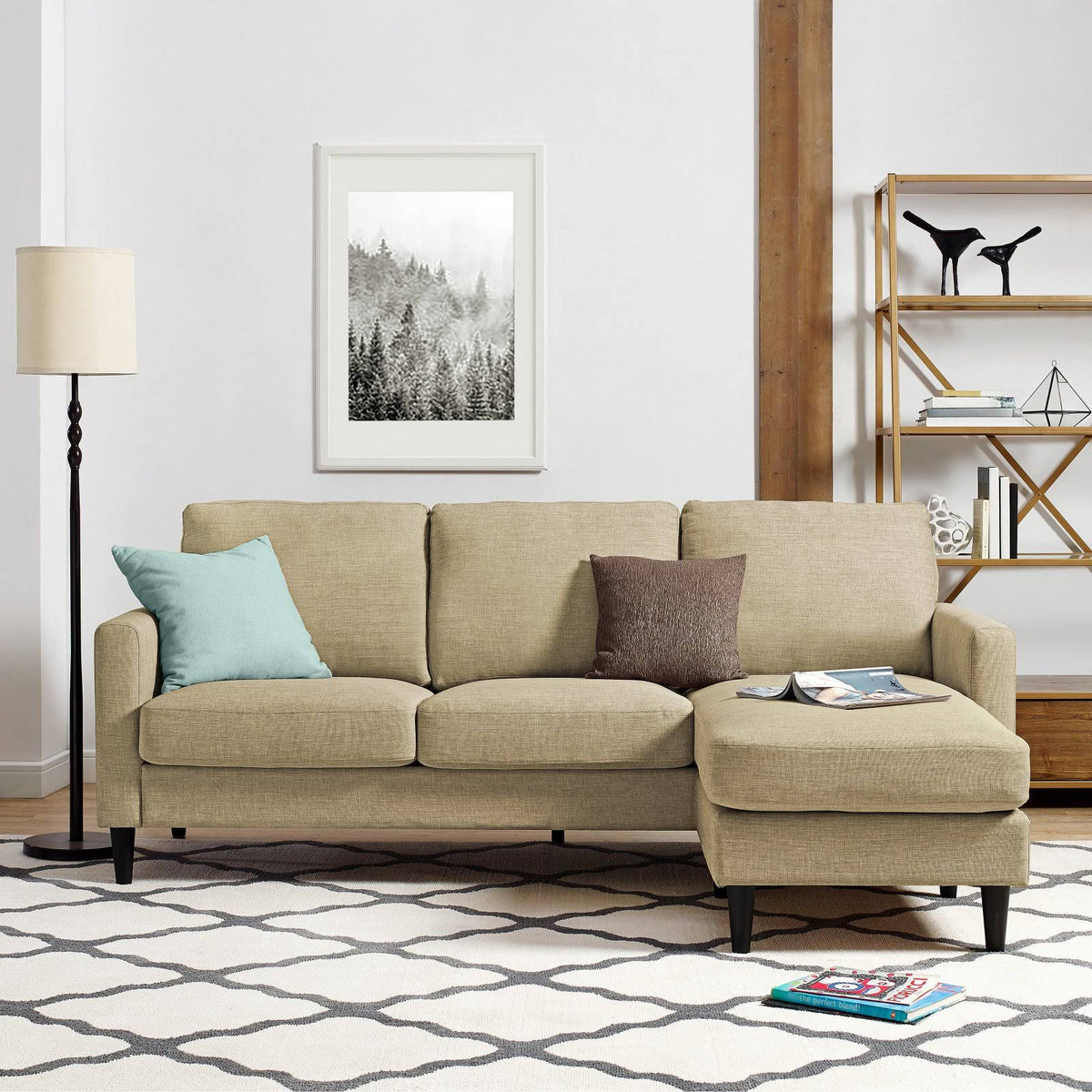 Beige Sectional L7845