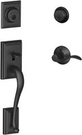 Matte Black Double Cylinder Handleset V656