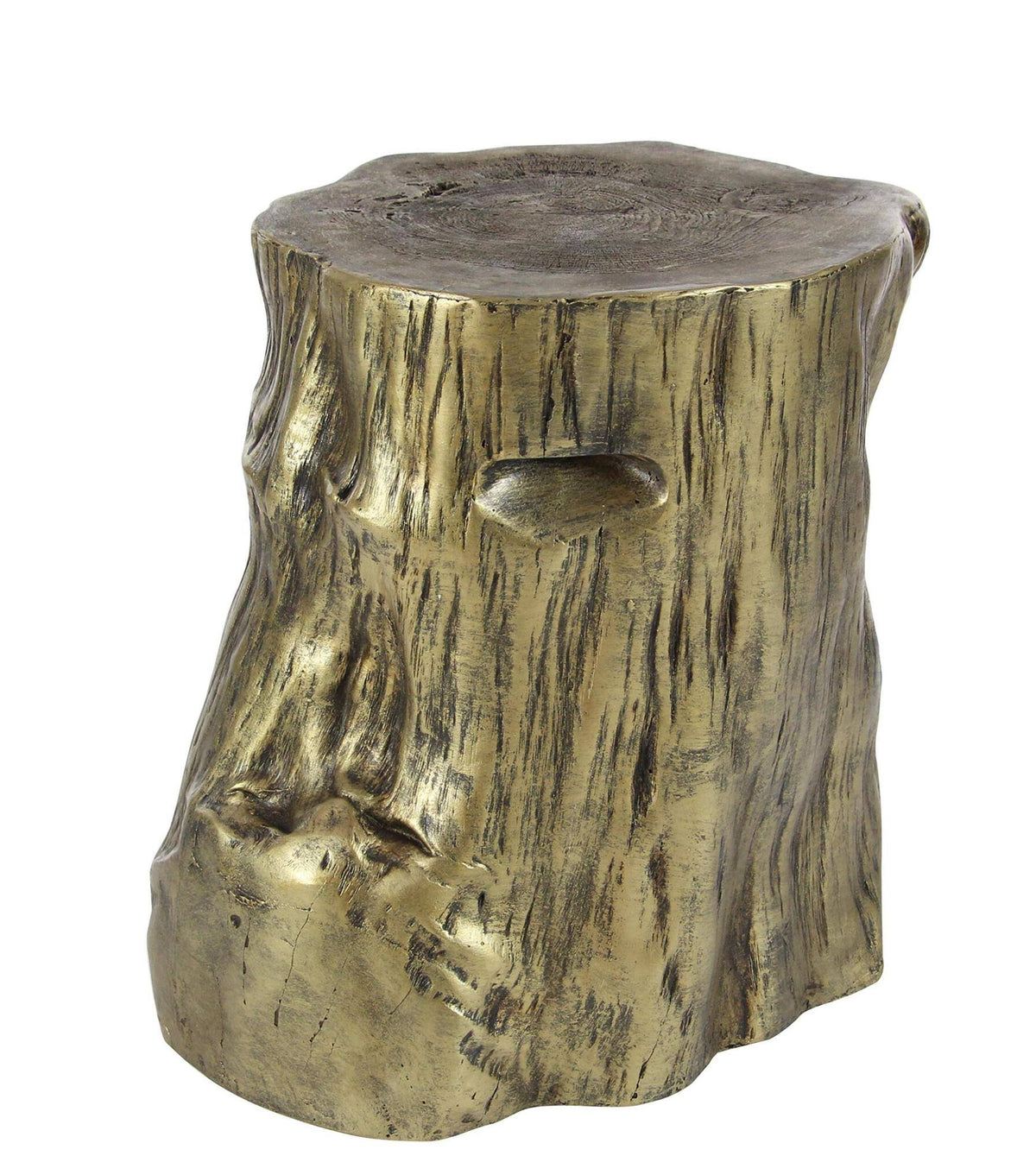Pale Gold Fiberglass Foot Stool X625151