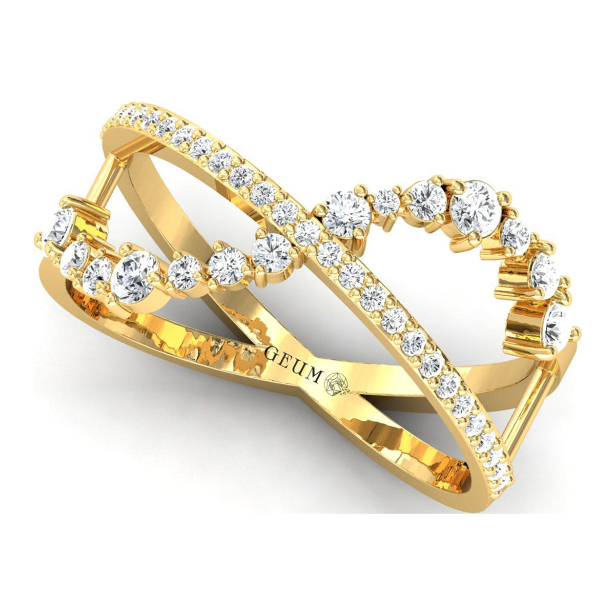 14k Yellow Gold Diamond Ring R5463