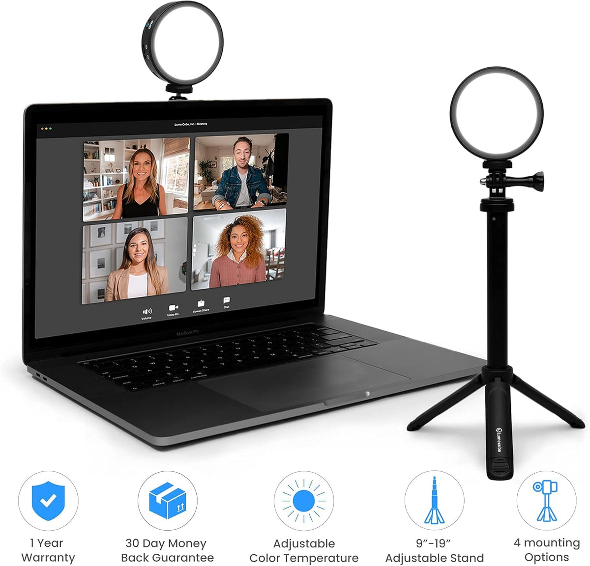 Video Conference Lighting Kit with Stand and Mount M938753