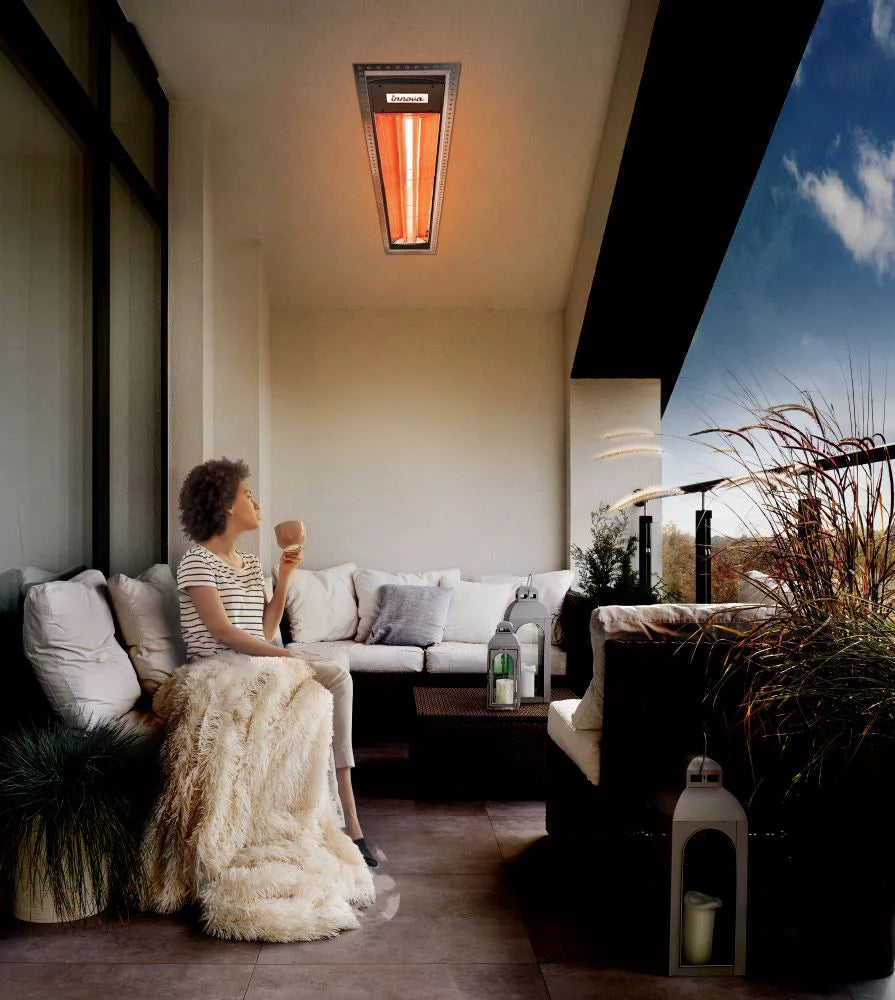 5000 Watt Electric Infrared Heater Black Y8100