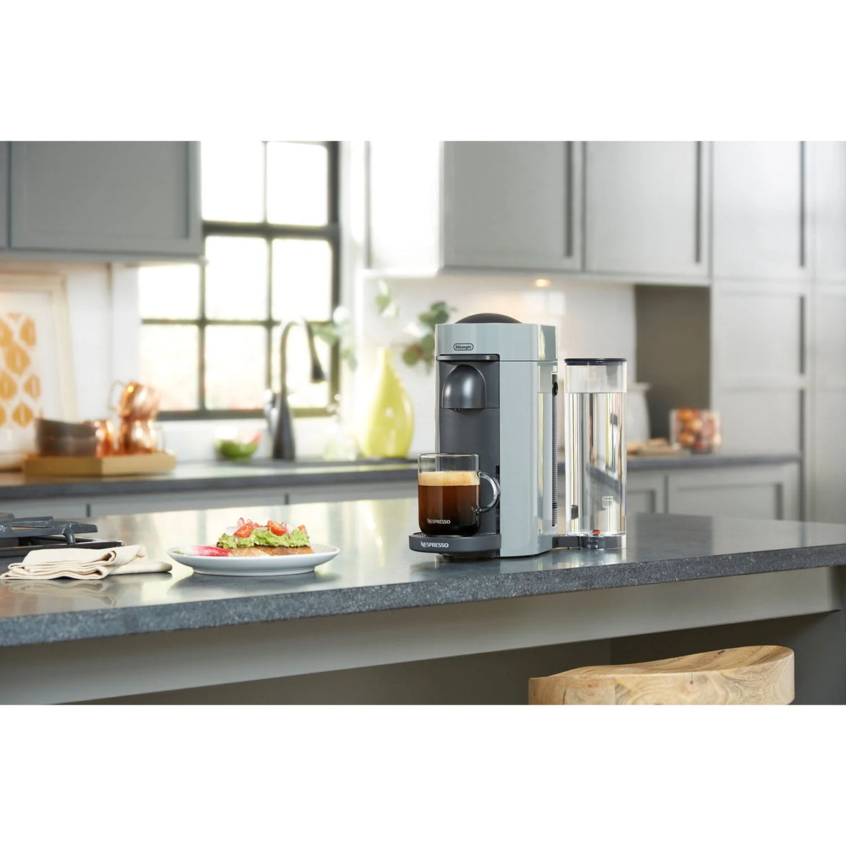 Gray Coffee and Espresso Machine F295744