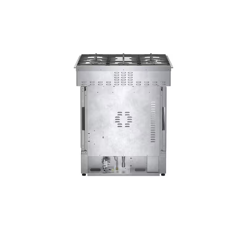30 in. Slide-In Dual Fuel Range with Gas Stove and Electric Oven in Stainless Steel G8347