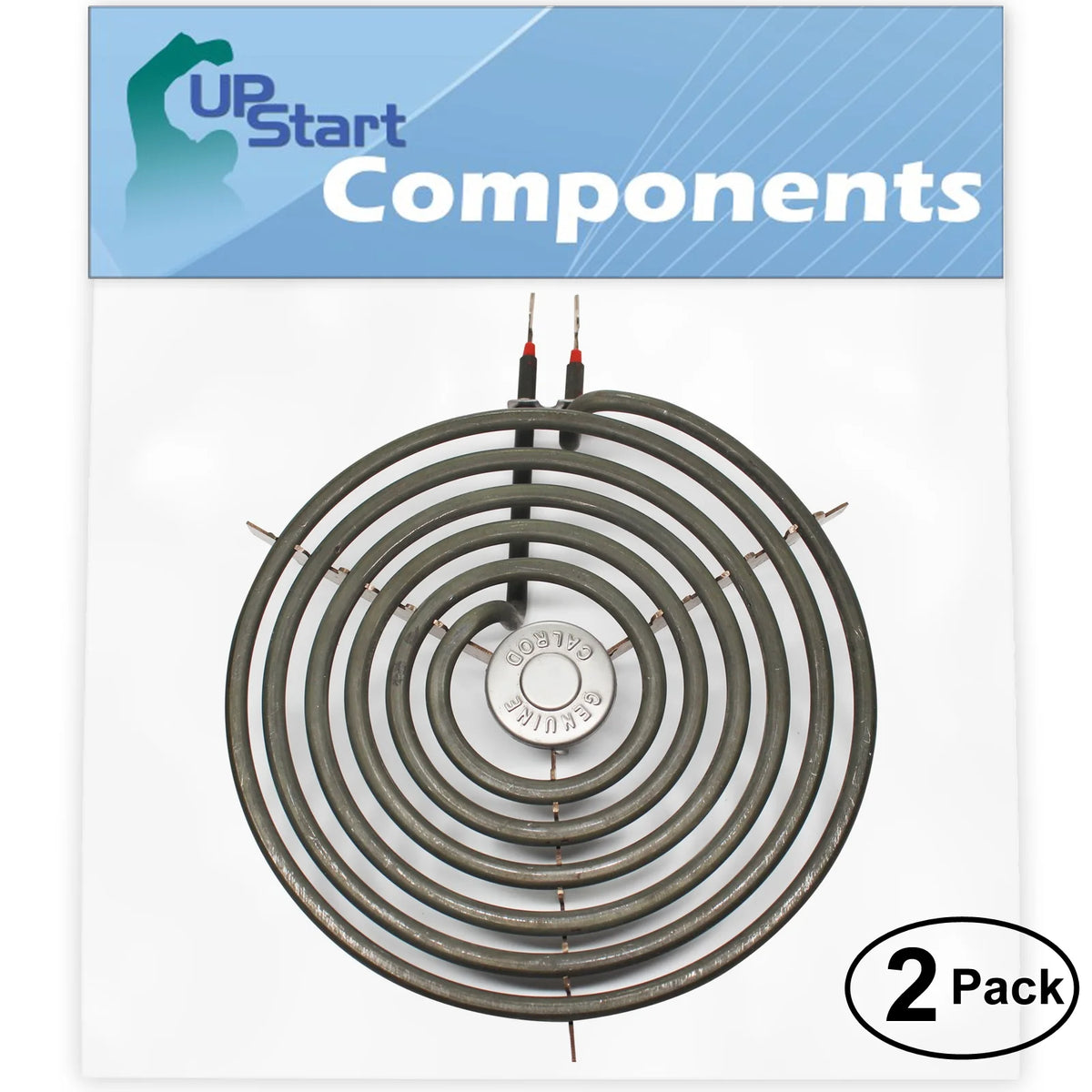 2-Pack 8 inch 6 Turns Surface Burner Element for Range J7437