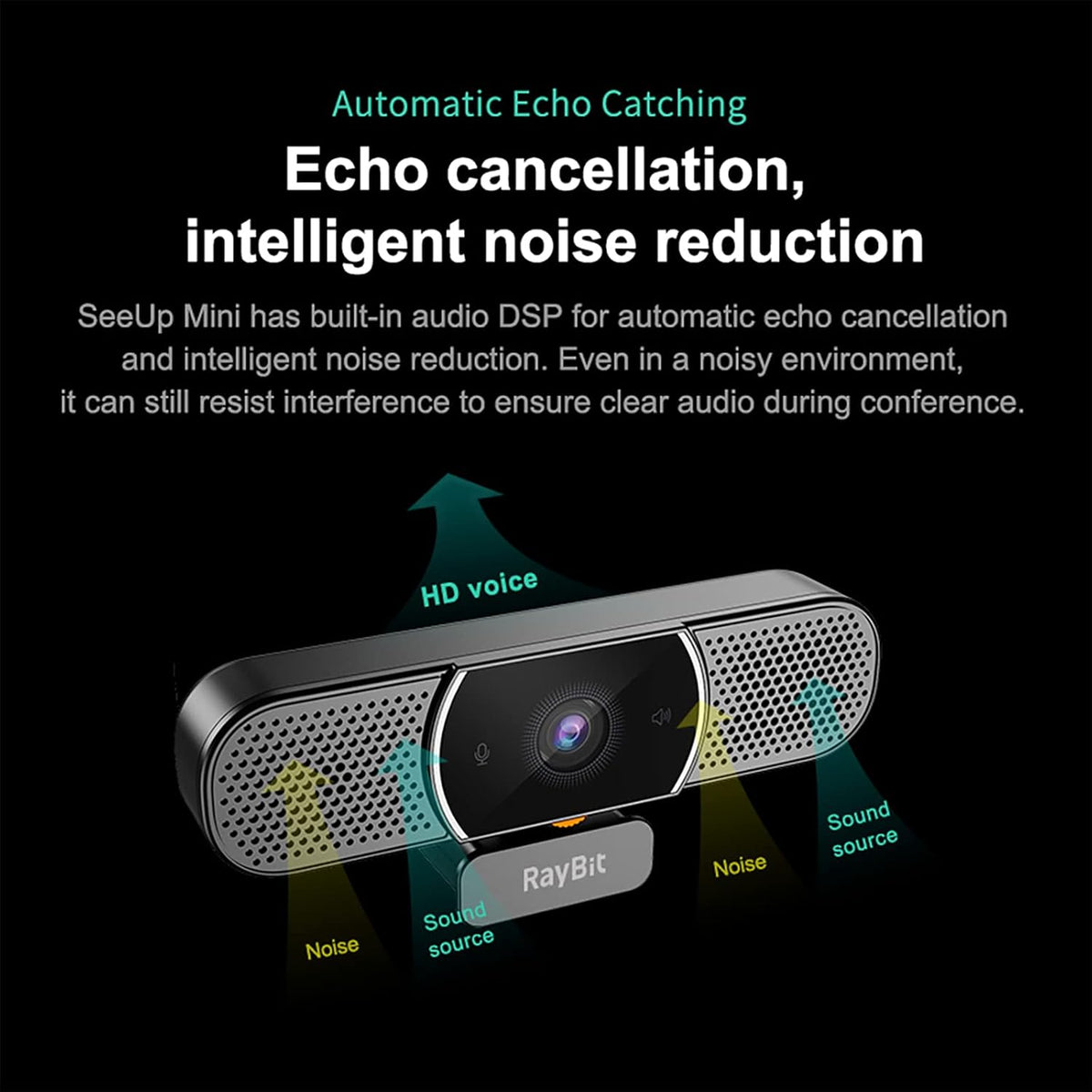 1080p HD Webcam with Microphone and Speaker C9888