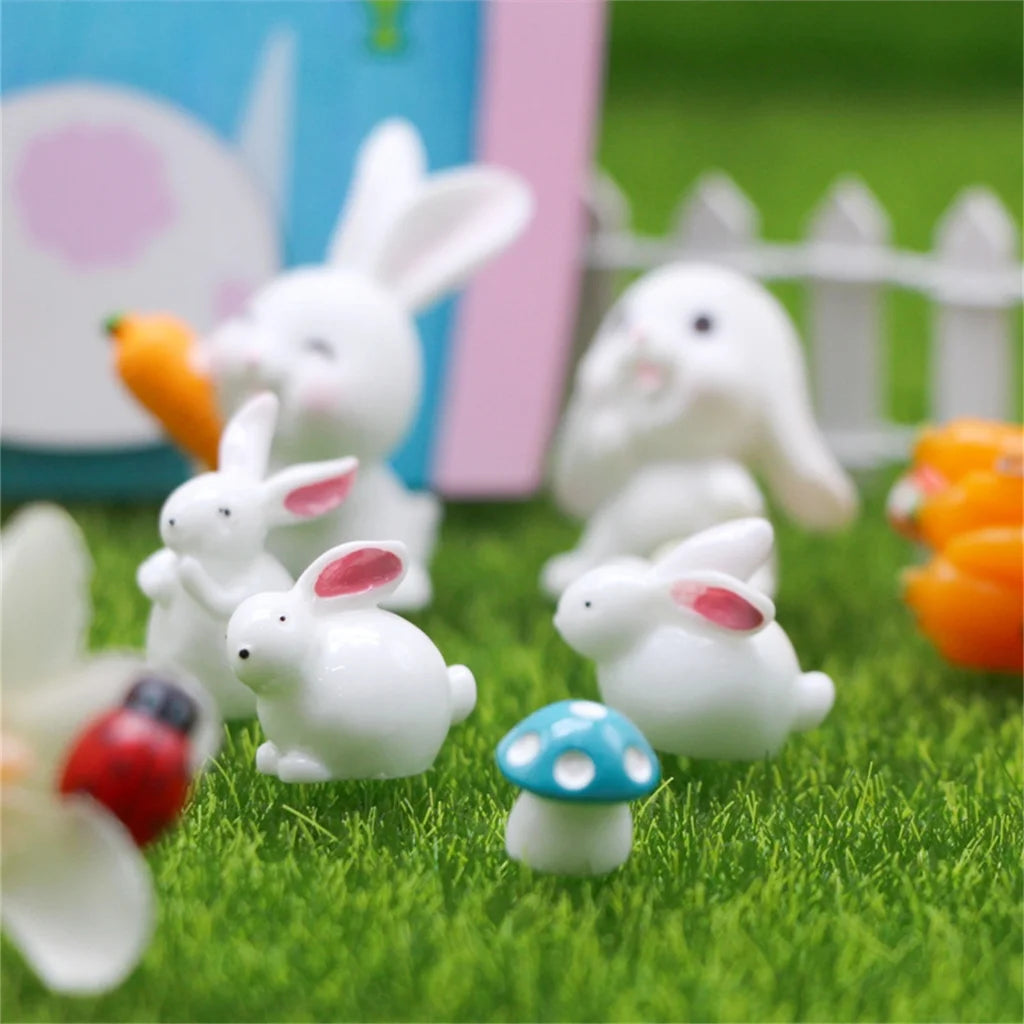 Dollhouse Miniature Easter Rabbit Garden Chick Door X3081