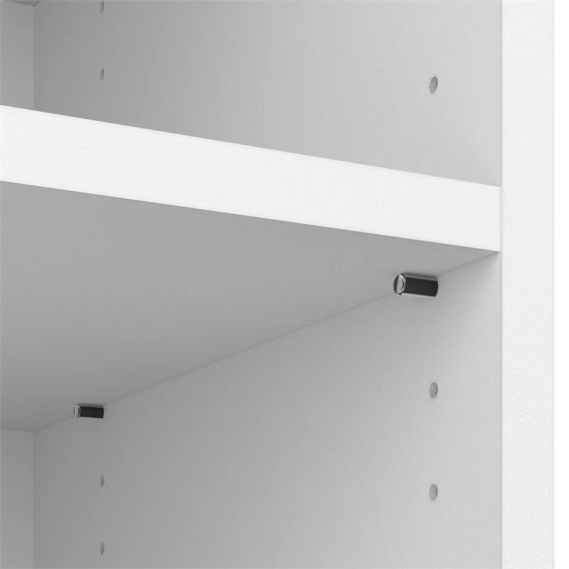 Queen Murphy Bed and Organizer in White E15139