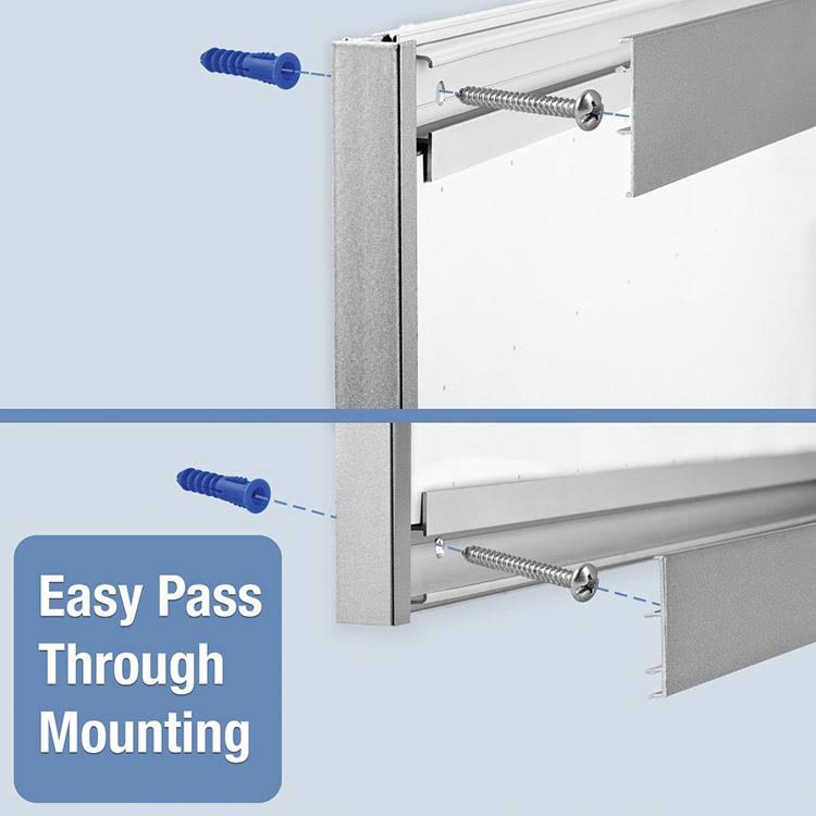 Mahogany Magnetic Whiteboard 4 x 3 Feet A5638