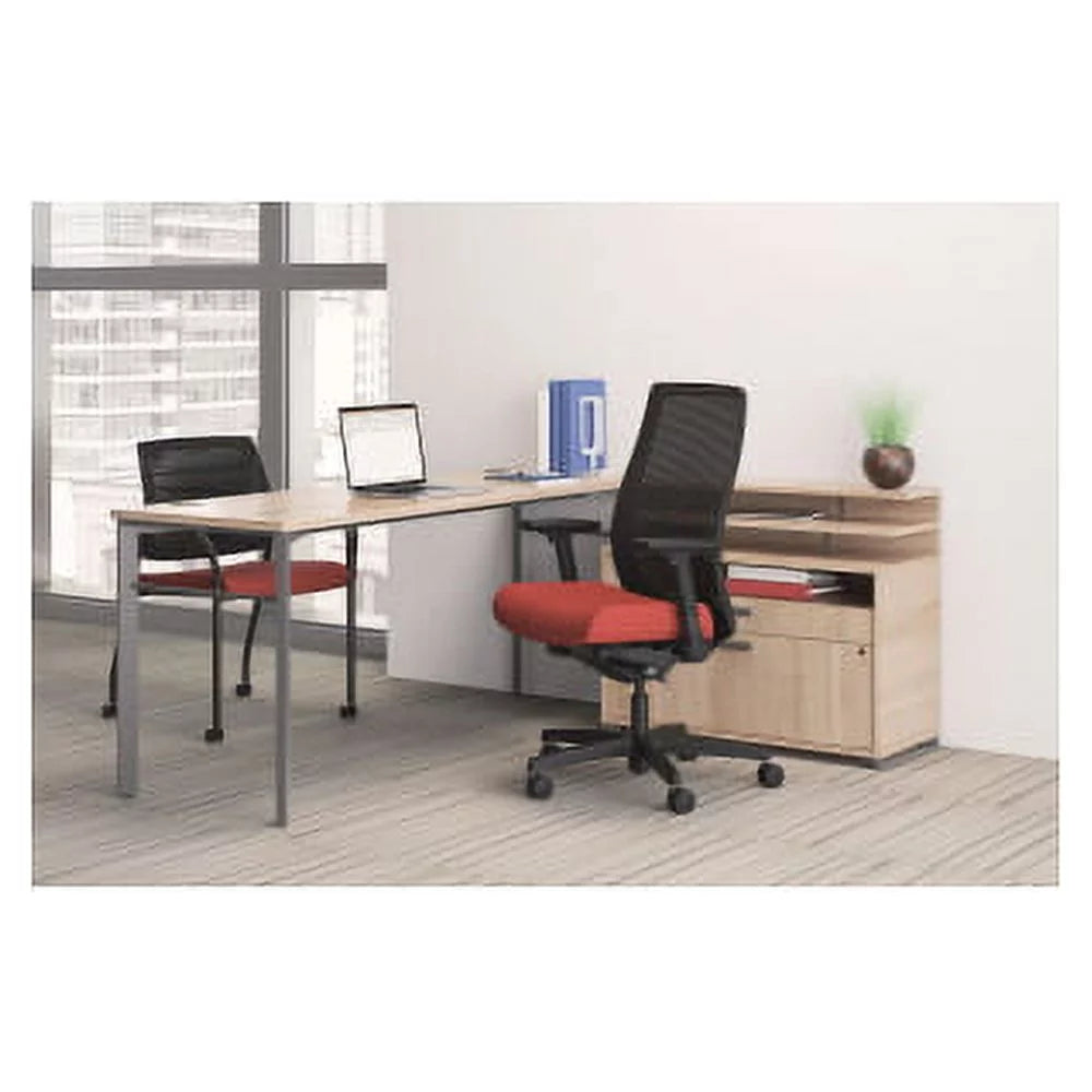 Black Mesh Mid-Back Office Chair B370