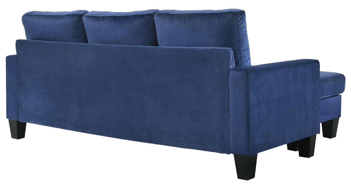 Velvet Flared Arm Couch A505603