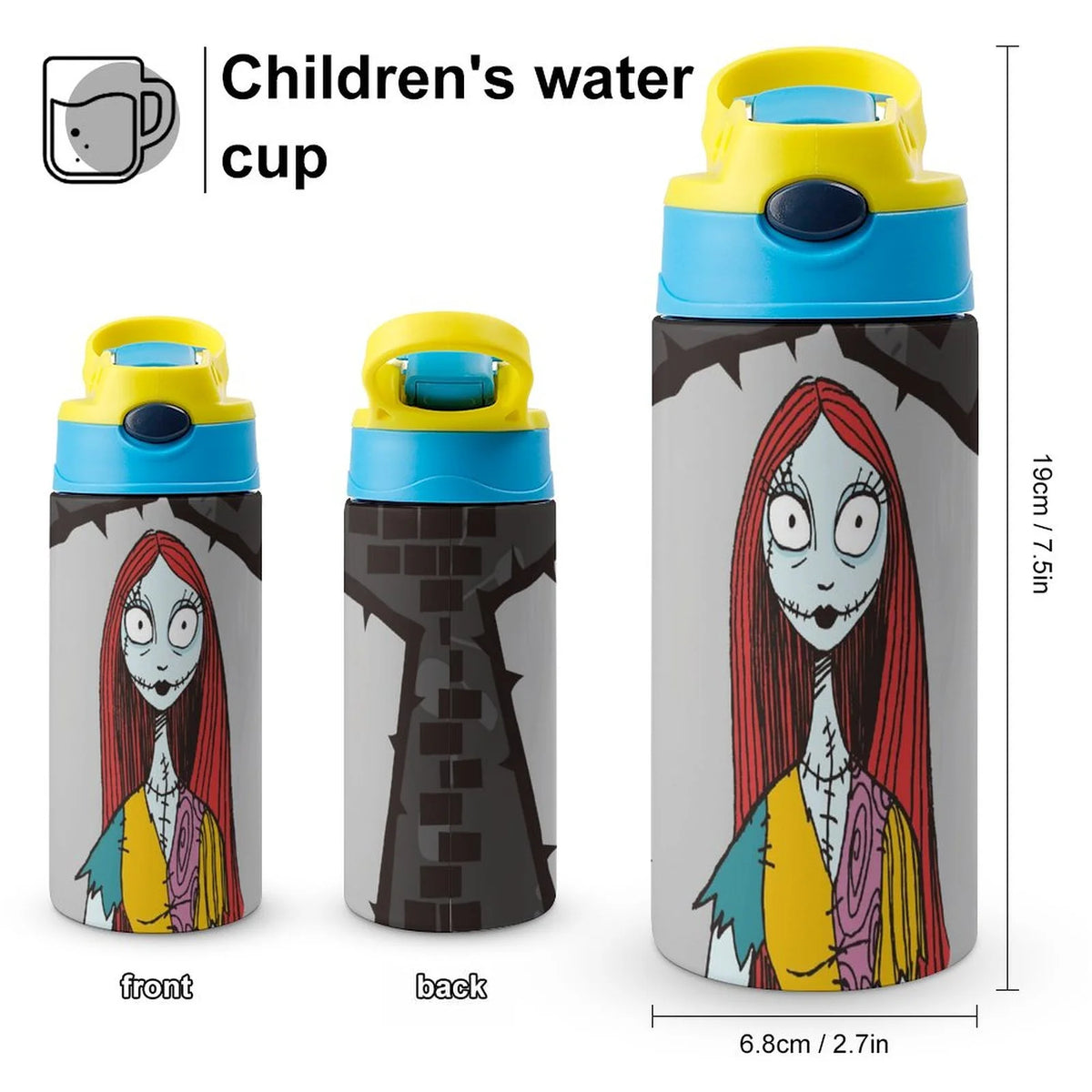 Insulated Stainless Steel Water Bottle with Straw H309001