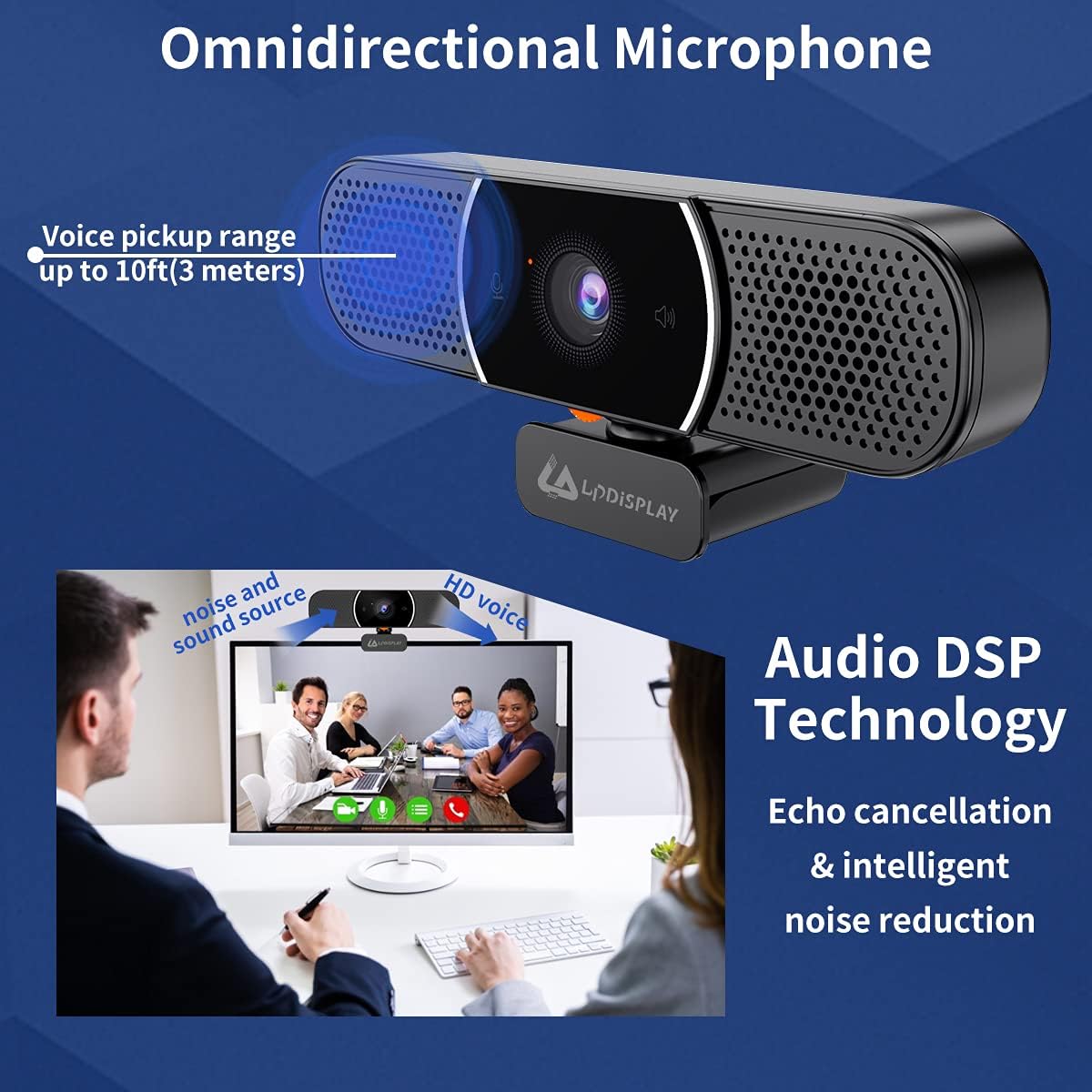 3 in 1 Full HD 1080P Webcam F1196