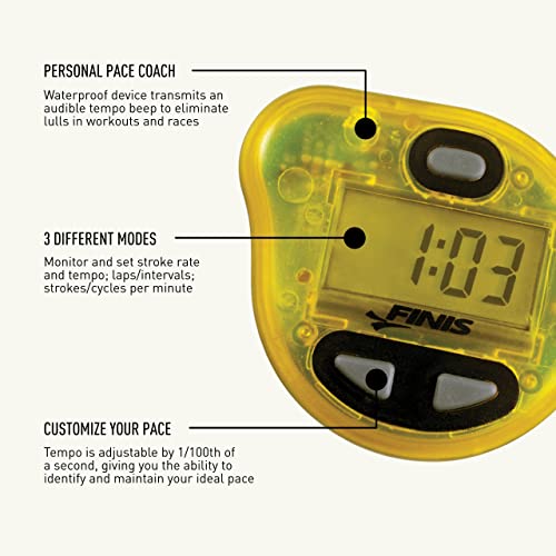 Yellow/Blk Audible Metronome Pacing Device O78198
