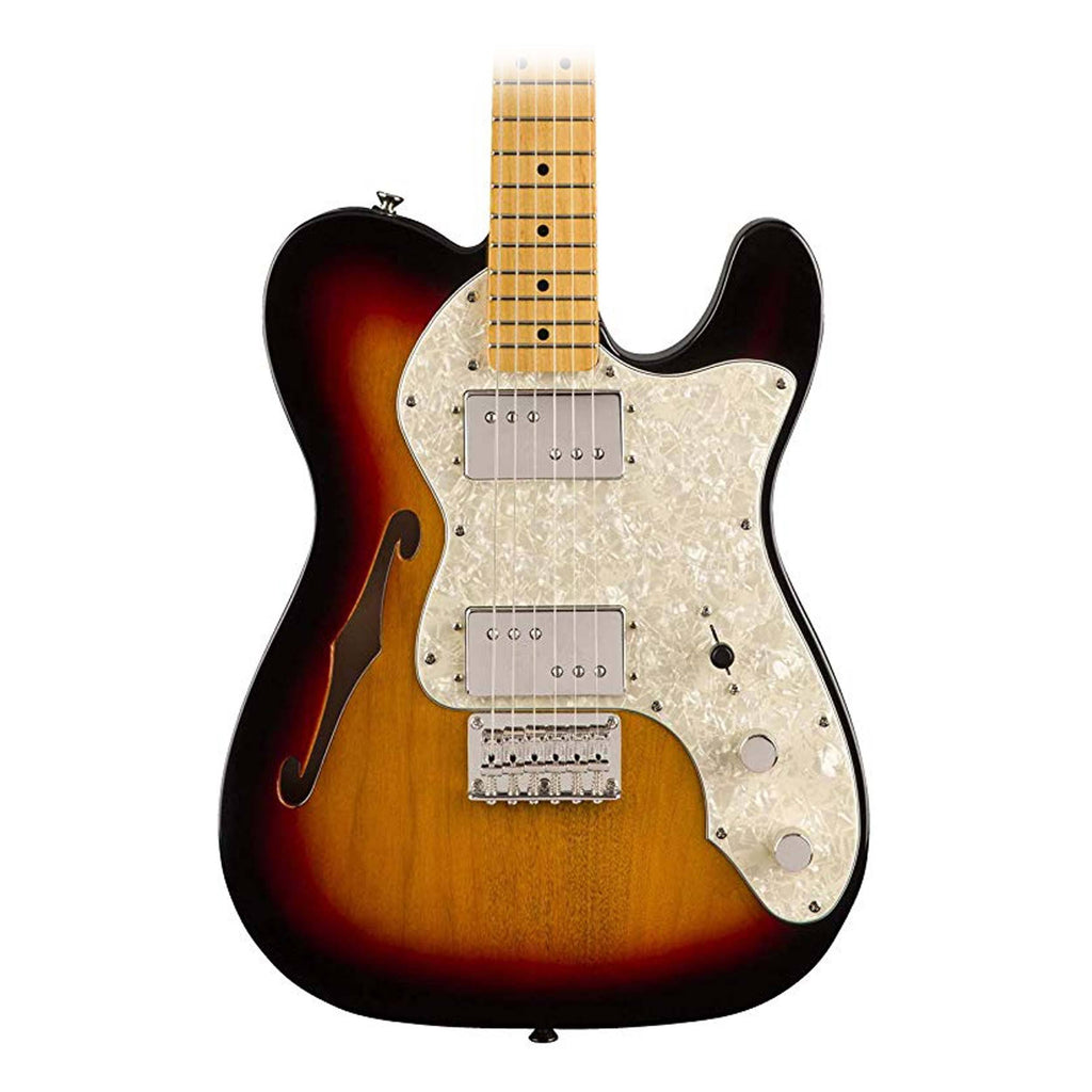 3-Color Sunburst Telecaster Thinline Electric Guitar R4617