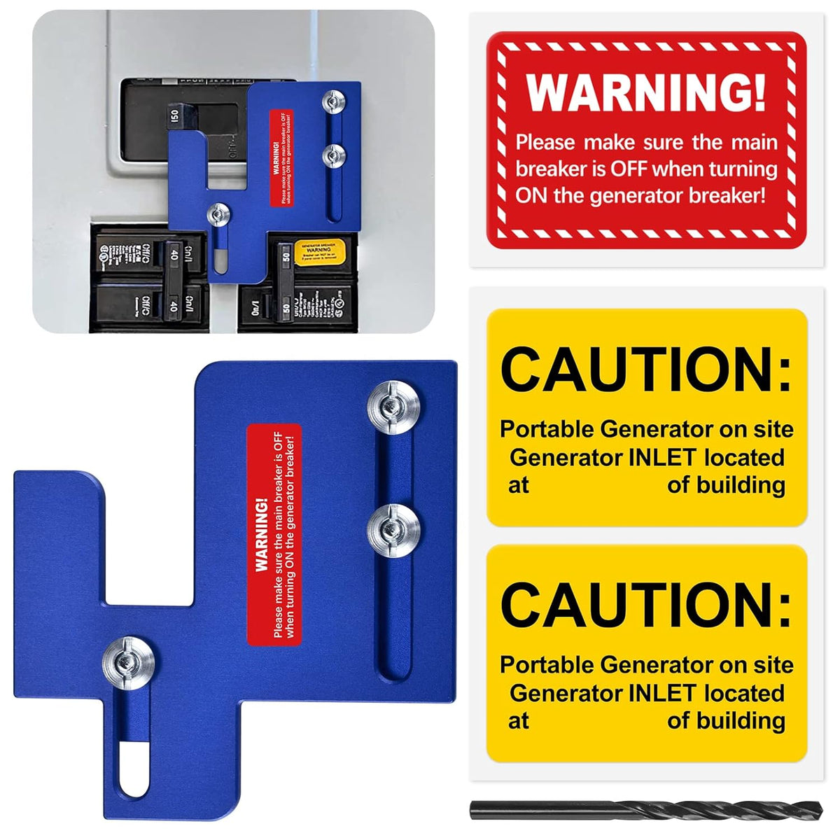 Silver Generator Interlock Kit for 150 and 200 amp Panels P427538