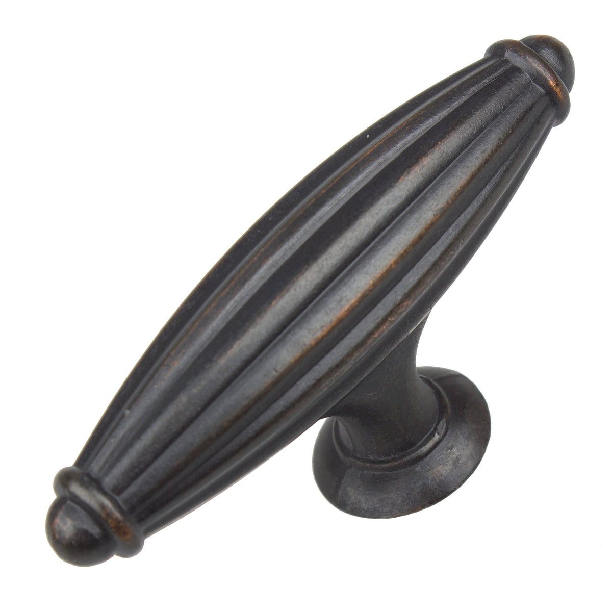 2.625 inch Fluted Cabinet Knob 25 Pack, Oil Rubbed Bronze Finish Q68398