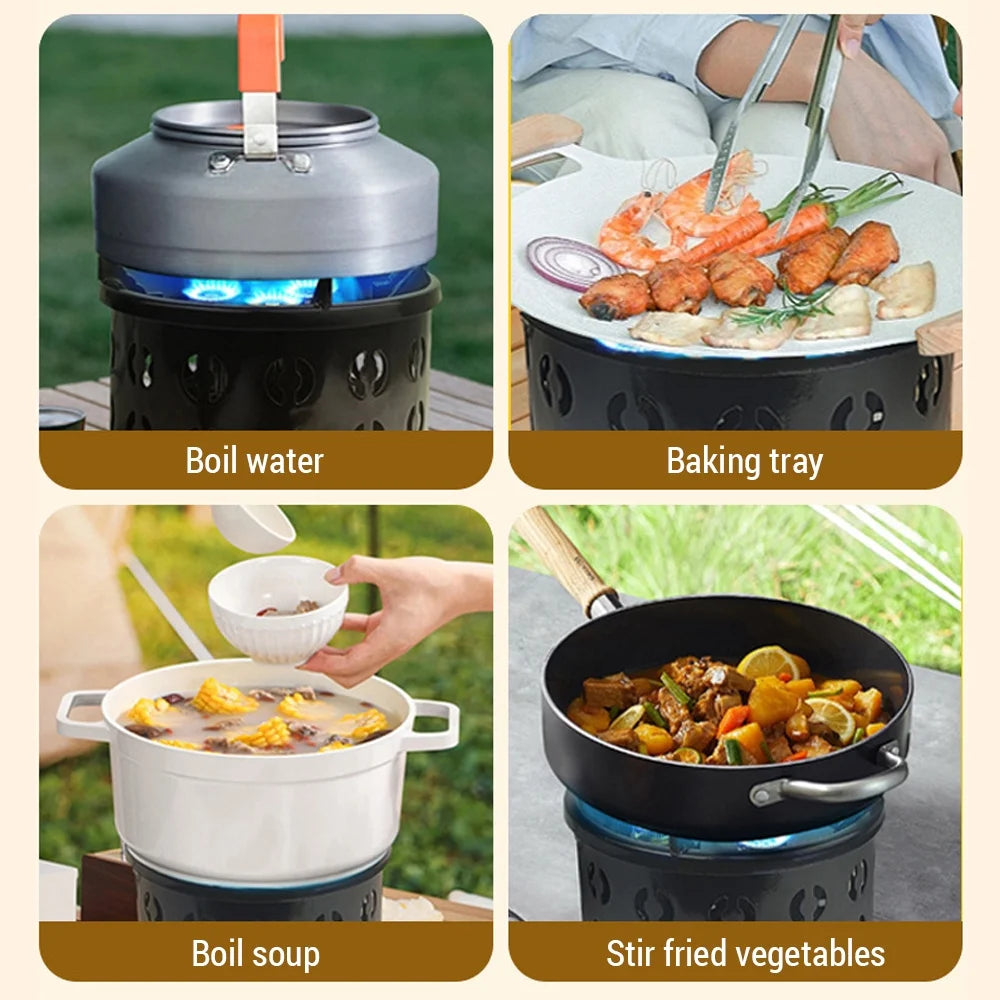 Compact Windproof Portable Gas Stove M5805
