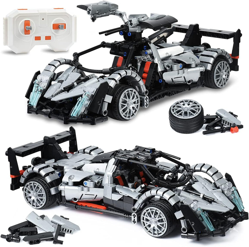 990PCS RC Car Model Kit Building Blocks Toys Remote Control Racing Car W177294