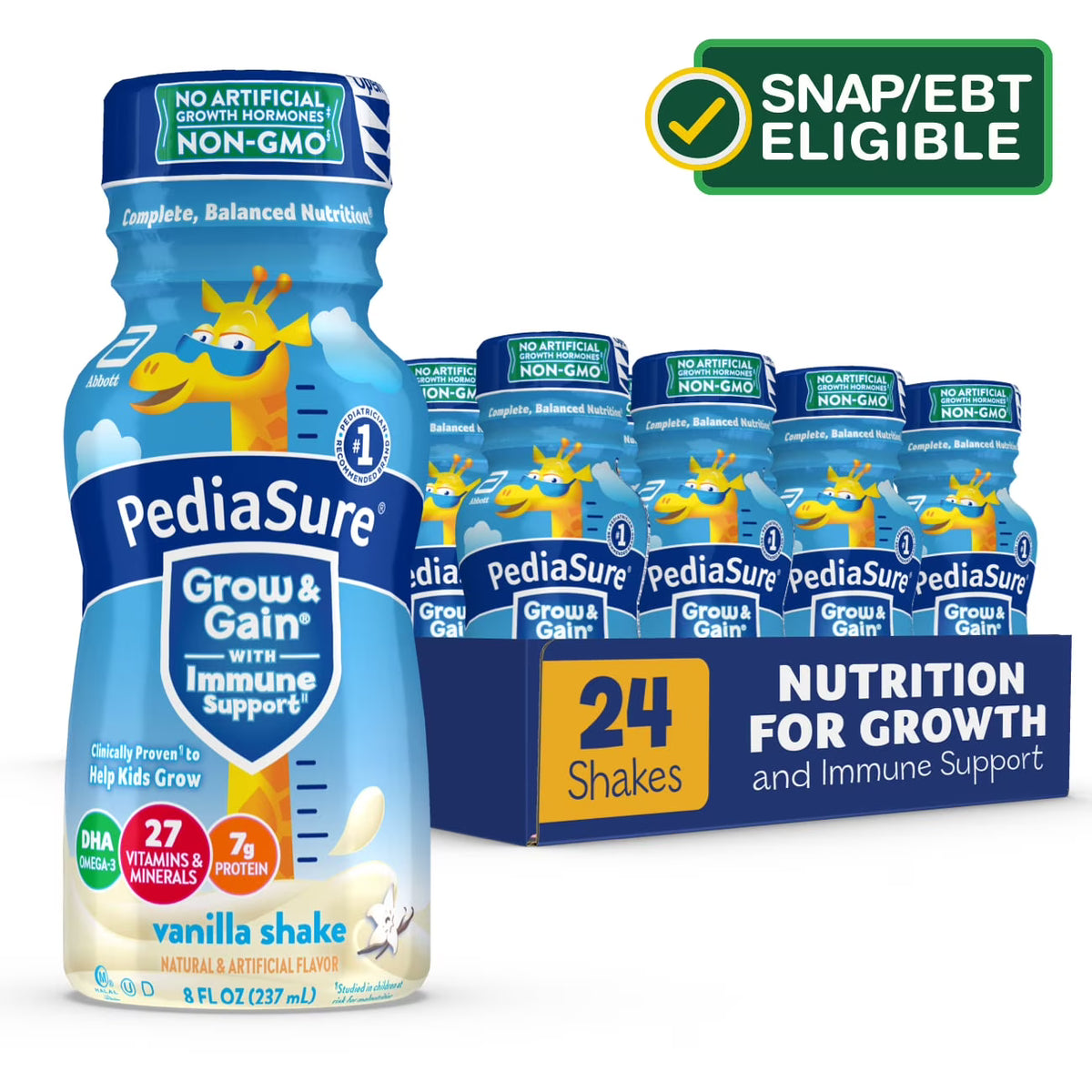 Vanilla Kids Protein Shake, 8-fl-oz Bottle, 4-6 Count X573