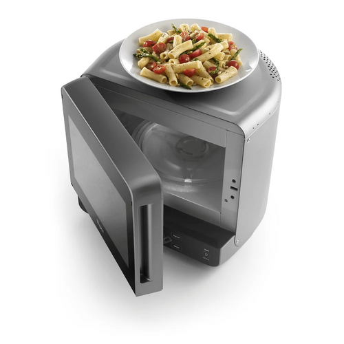 0.5 Cu. Ft. Stainless Look Countertop Microwave S896