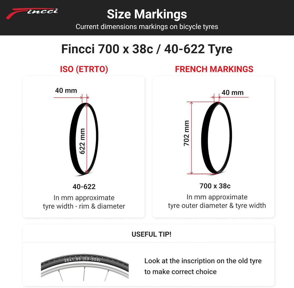 Pair 700 x 38c 40-622 Foldable Tires with 1mm Antipuncture Protection, Pack of 2 Z2574