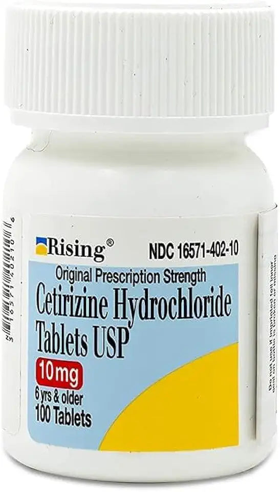 Cetirizine 10 mg Antihistamine Tablets 24 Hour Allergy 100 Tablets 4 Pack M243885