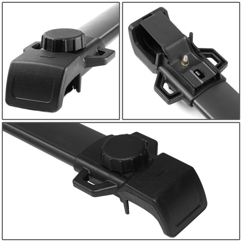 Pair OE Style Roof Rack Top Rail Aluminum Cross Bar I5681