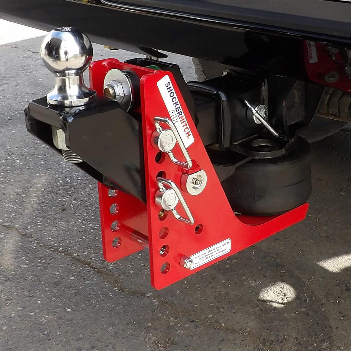 2" Ball Raised Ball Mount Air Receiver Hitch S9795