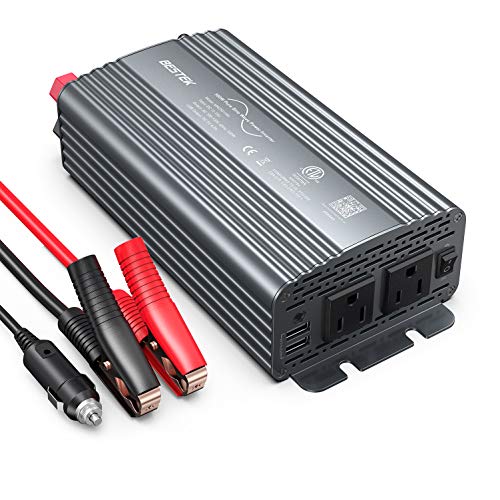 500W Pure Sine Wave Power Inverter 12V to 110V with Dual USB Ports Q63051