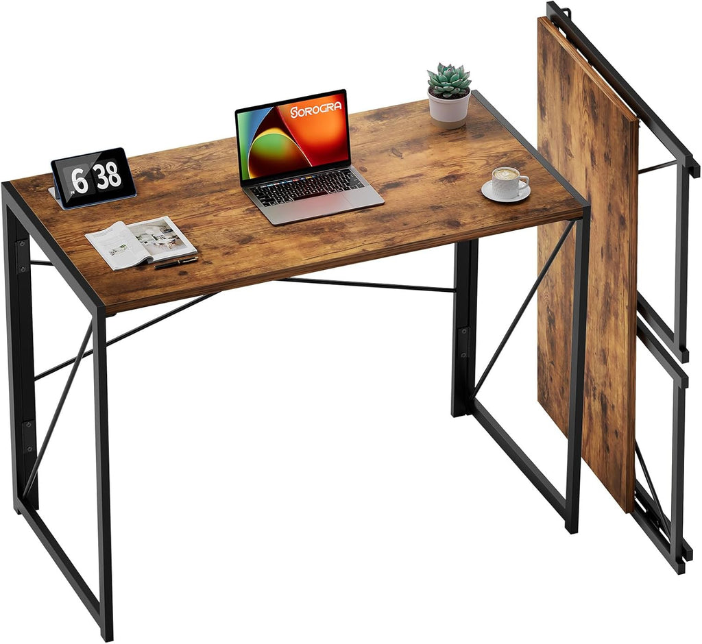 31.5 inch Folding Desk with Led Lights K691