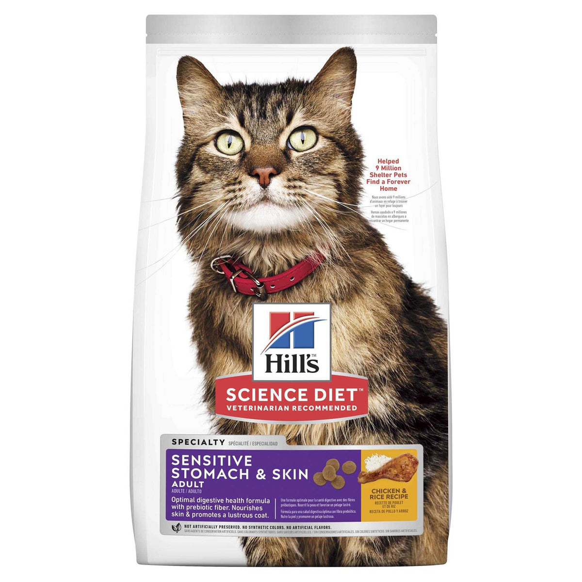 Sensitive Stomach and Skin Adult Dry Cat Food Q11697